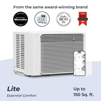 Windmill Air Lite Series 5000 BTU Window Air Conditioner with Quiet Smart AC Unit for Small Rooms and Bedrooms up to 150 sq ft White (LOCAL PICKUP ONLY)