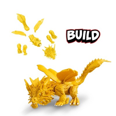 Dungeons & Dragons Questers Gold Dragon Buildable Figure with Molten Metallic Gold Finish