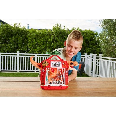 Robo Alive Dino Escape: Dinosaur Figure Playset with 6 Pieces, Educational Focus on Animals