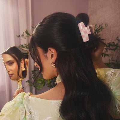 Goody x MacKenzie Childs Medium Claw Clip - Pink: Hair Styling, All Hair Types, 2 Pieces
