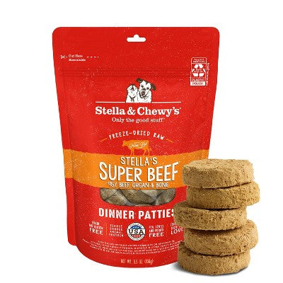 Stella & Chewy's Stella's Super Beef Flavor Patties Dry Dog Food - 5.5oz