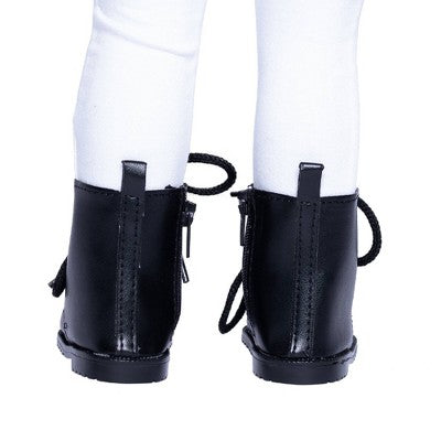 I'M A GIRLY Black Rock Rebel Boots - Fits I'M A GIRLY 18" Fashion Doll