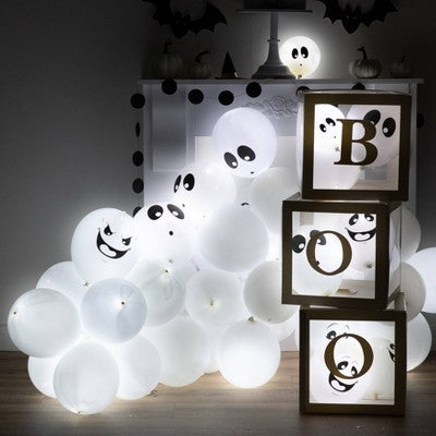 iLLoom Balloon 5ct Latex Ghost White