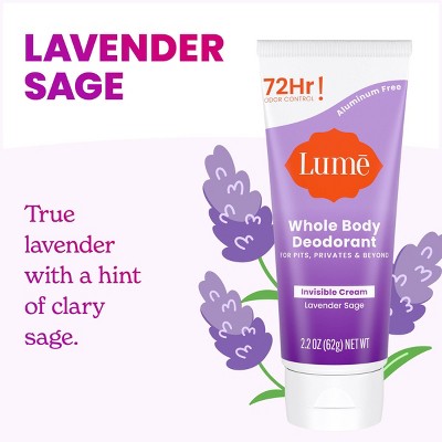 Lume Deo Cream Tube - Lavender - 2.2oz