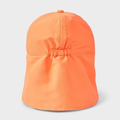 Toddler Girls' Solid Swim Hat - Cat & Jack Orange 2T-5T