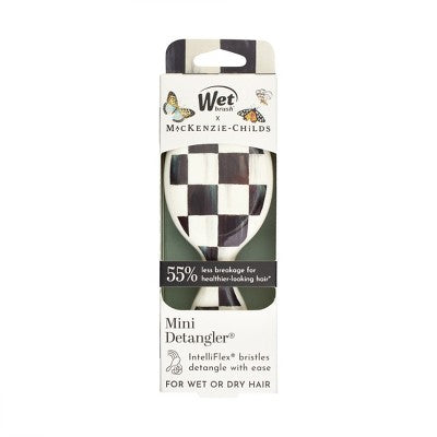 MacKenzie-Childs x Wet Brush Mini Detangler - Courtly Check