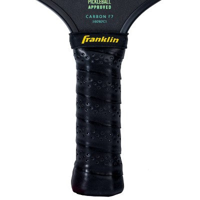 Franklin Sports 10mm Raw Carbon Fiber Paddle - Green: Traditional Frame, 16" Length