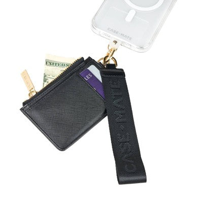 Case-Mate Phone Strap - Essential Wallet Black: Android & iPhone Compatibility, Nylon