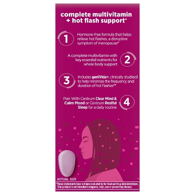 Centrum Menopause & Hot Flash Support Multivitamin - 30ct