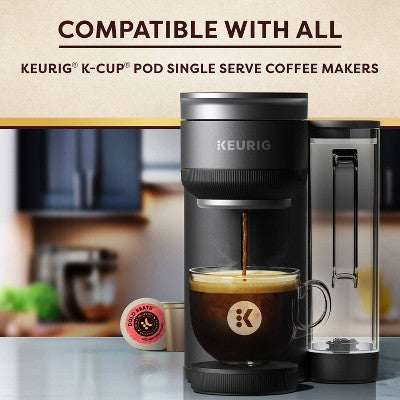 Keurig Coffee Collective Bold Beats Medium Dark Roast K-Cup Coffee Pods - 8ct: Arabica Beans, Caramel Flavor