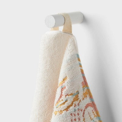 1pc Boho Border Floral Hand Towel - Threshold