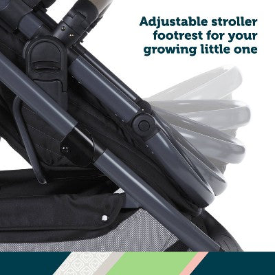 Safety 1st on Board Slide 6-in-1 Travel System with Safety Slide Base - Gray (LOCAL PICKUP ONLY)