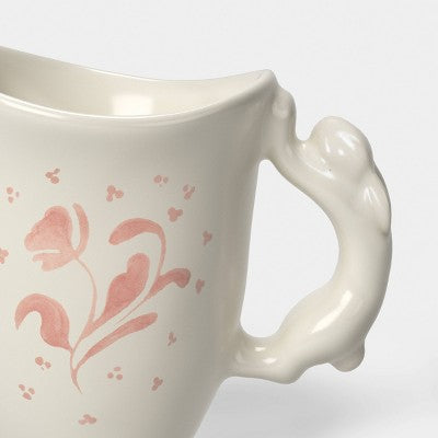 Stoneware Aralia Creamer Pitcher Pink - Threshold