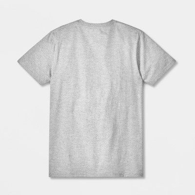 Men's Short Sleeve Crew Neck T-Shirt - Goodfellow & Co Heathered Gray M: Lightweight Jersey,