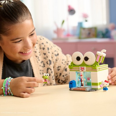 Hello Kitty and Friends Keroppi Mart Building Set with Hello Kitty and Keroppi Minifigures