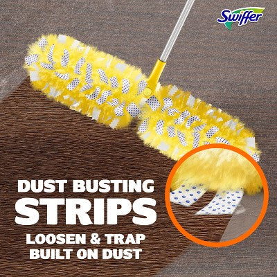 Swiffer Heavy Duty Megasize Duster Kit Lemon Scent - 9pc: Multipurpose, Multi-Surface (LOCAL PICKUP ONLY)