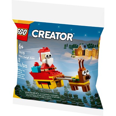 LOT OF 29!!! LEGO Creator Santa Sleigh Ride for Christmas 30670