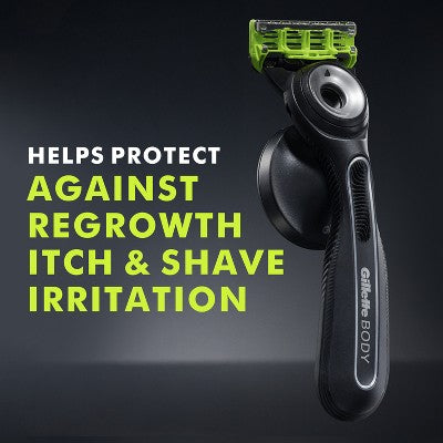 Gillette Labs Men's Razor Duo Pack Face Razor with Stand and Body + Intimate Razor with Magnetic Hanger