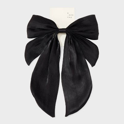 Bow Hair Barrette - A New Day Black