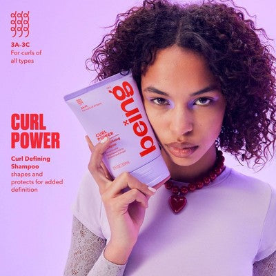 being Curl Power Shampoo - 3oz: Basic Cleansing, Curly Hair, Cream Form