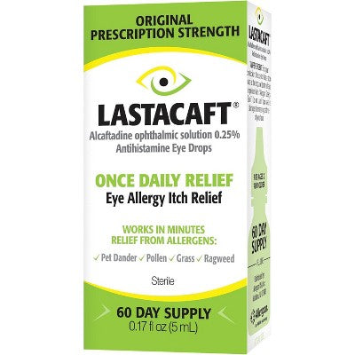 Lastacaft Once Daily Relief, Eye Allergy Itch Relief Drops 0.17 Oz