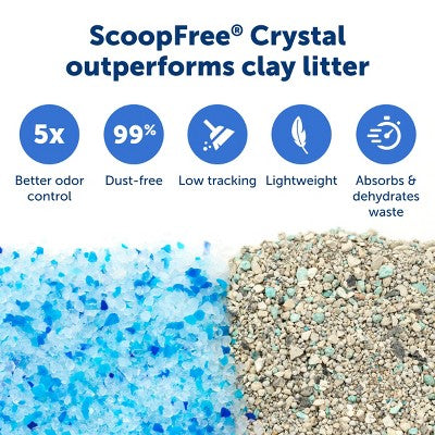 PetSafe ScoopFree Complete Plus Self-Cleaning Cat Litter Boxwith Disposable Crystal Litter Tray (LOCAL PICKUP ONLY)