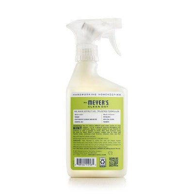 Mrs. Meyer's Lemon Verbena Clean Day Vinegar Gel Bathroom Cleaning Spray - 16 fl oz: Paraben-Free, Multi-Surface, Shower, Tub, Stainless Steel