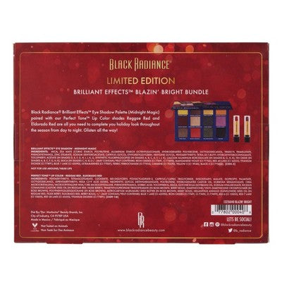 Black Radiance Brilliant Effects Blazin' Bright Cosmetic Bundle Gift Set - 3ct