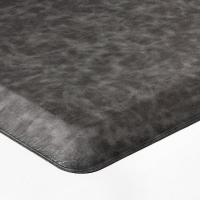 Kitchen Comfort Mat Faux Leather Charcoal - Figmint (LOCAL PICKUP ONLY)