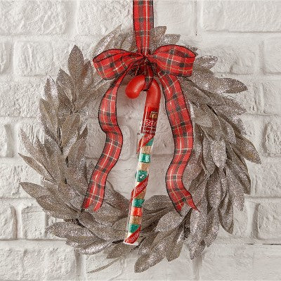 Rolo Chocolate Caramels Christmas Candy Filled Plastic Cane - 2.2oz