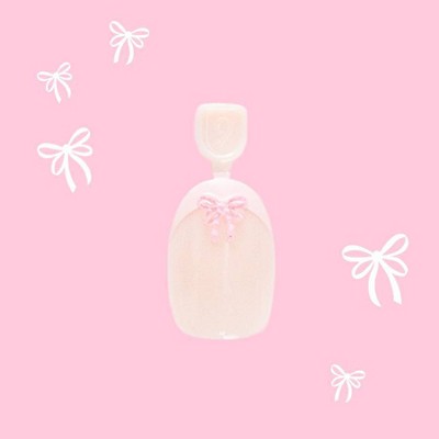 Olive & June Kids' Press-On - S/M - Wrapped in Pink - 28ct