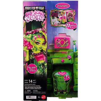 Monster High Self-Scare Secrets Venus McFlytrap Fashion Doll with 13 Realistic Accessories