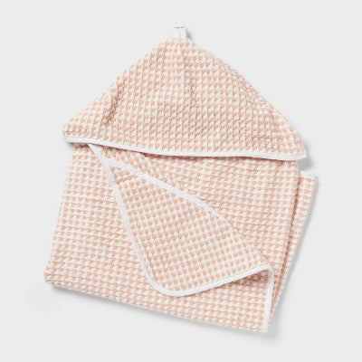 Kids' Oversized Hooded Bath Towel Pink - Pillowfort