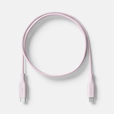 3' USB-C to USB-C Cable - heyday Light Pink