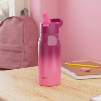Zak Designs 14 fl oz Double Walled Stainless Steel- Pink