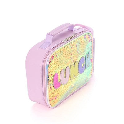 Locker Club Kids Lunch and Hydration Set Lunch Sack - Pink: Zipper Closure