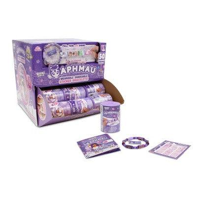 Sticki Rolls Aphmau Sticki Band Capsule: Craft Activity Kit with Stickers, Plastic Jewelry Craft Set