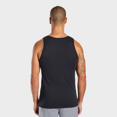 Pair of Thieves Men's 3pk SuperiAir Cotton Tank Top - Black L: Tagless, Crew Neck, Jersey Fabric