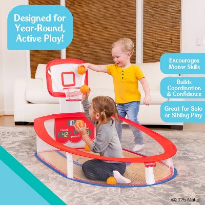 Fisher-Price Basketball Pit Soft Play Equipment - 11pc