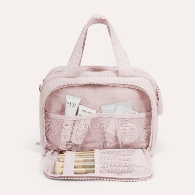 Bagsmart Crush Hanging Toiletry Bag - Pink