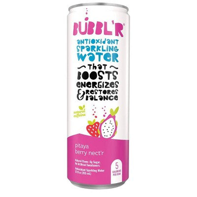 BUBBL'R Pitaya Berry Nect'r Antioxidant Sparkling Water - 6pk/12 fl oz Can