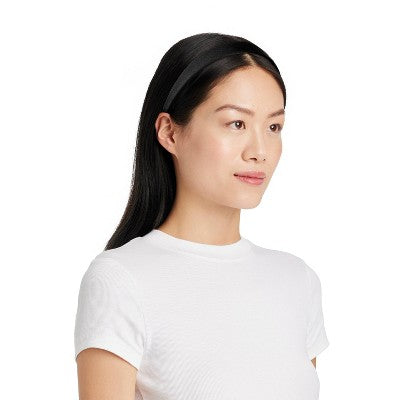 Padded Headband - A New Day Black: Hair Styling Accessory, Recycled Polyester, Solid Pattern