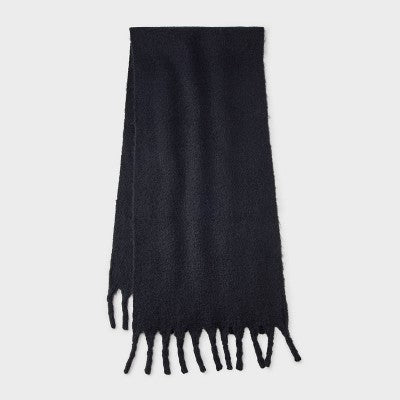 Womens Lofty Woven Scarf - Universal Thread Black