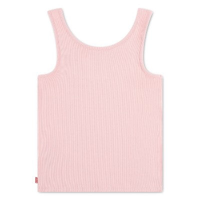 Levi's Girls' Cherry Embroidered Tank Top - Coral Pink S