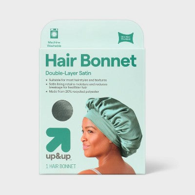 Up&Up Satin Sleep Hair Bonnet - up&up