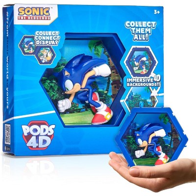 WOW! PODS Unique Connectable & Collectable Sonic Hedgehog Toy- Blue
