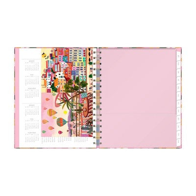Rhi James for Blue Sky Weekly/Monthly Planner 15 Month Wirebound 7"x9" Textured Paper - Ava Floral