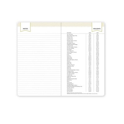 Blue Sky Day Designer 2026-2027 Monthly Planning Calendar 3.625"x6.125" Marjorie Floral Clear