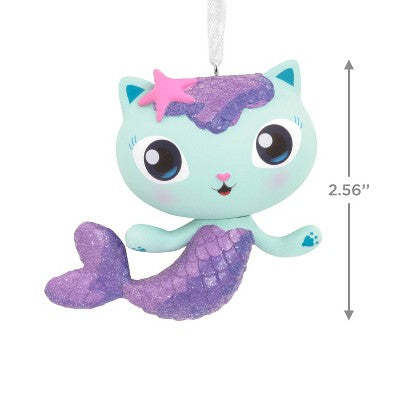 Hallmark Gabby's Dollhouse MerCat Christmas Tree Ornament: DreamWorks Animation Collectible, Indoor Decoration