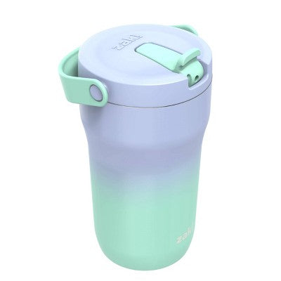 Zak Designs 14 fl oz Double Walled Stainless Steel - Periwinkle Blue/Mint